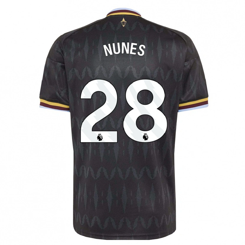 Danxen Hombre Camiseta Gabi Nunes #28 Azulaciano Negro Amarillo 2ª Equipación 2026/27 La Camisa México