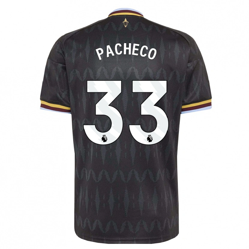 Danxen Hombre Camiseta Maz Pacheco #33 Azulaciano Negro Amarillo 2ª Equipación 2026/27 La Camisa México