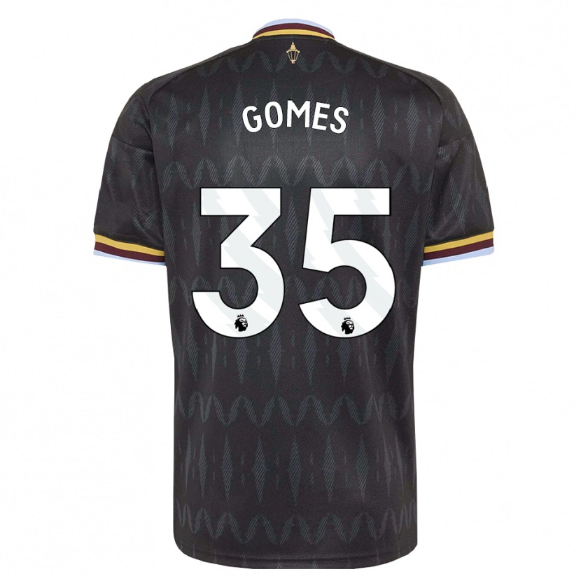 Danxen Hombre Camiseta João Gomes #35 Azulaciano Negro Amarillo 2ª Equipación 2026/27 La Camisa México