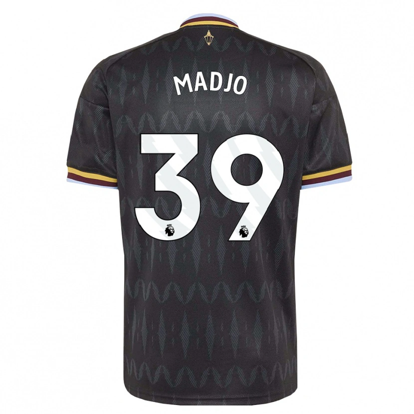 Danxen Hombre Camiseta Brian Madjo #39 Azulaciano Negro Amarillo 2ª Equipación 2026/27 La Camisa México
