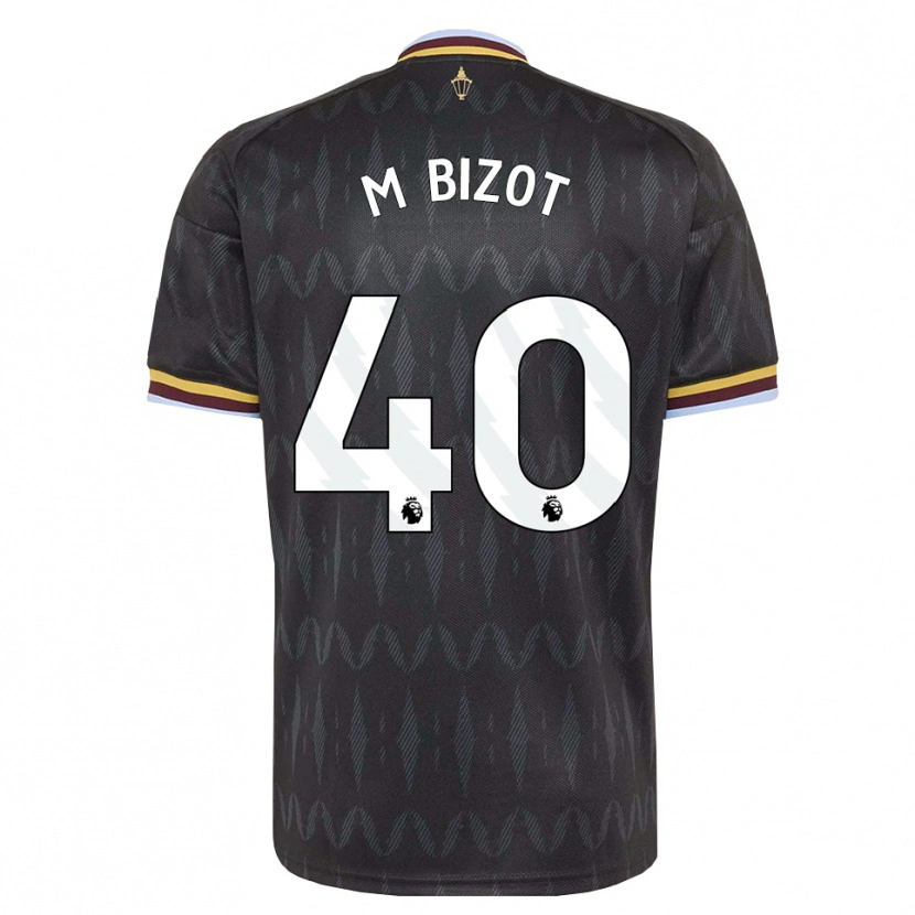 Danxen Hombre Camiseta Marco Bizot #40 Azulaciano Negro Amarillo 2ª Equipación 2026/27 La Camisa México