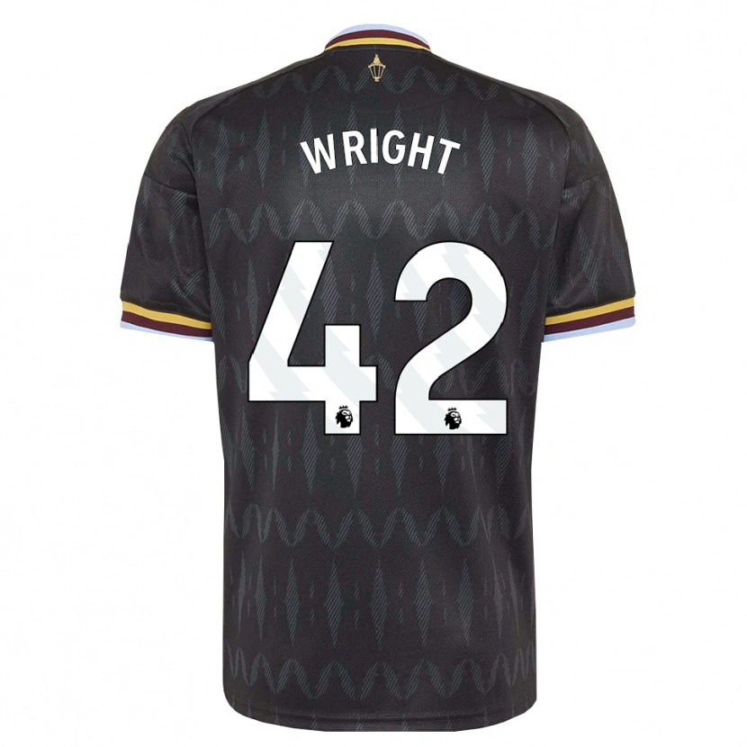 Danxen Hombre Camiseta James Wright #42 Azulaciano Negro Amarillo 2ª Equipación 2026/27 La Camisa México