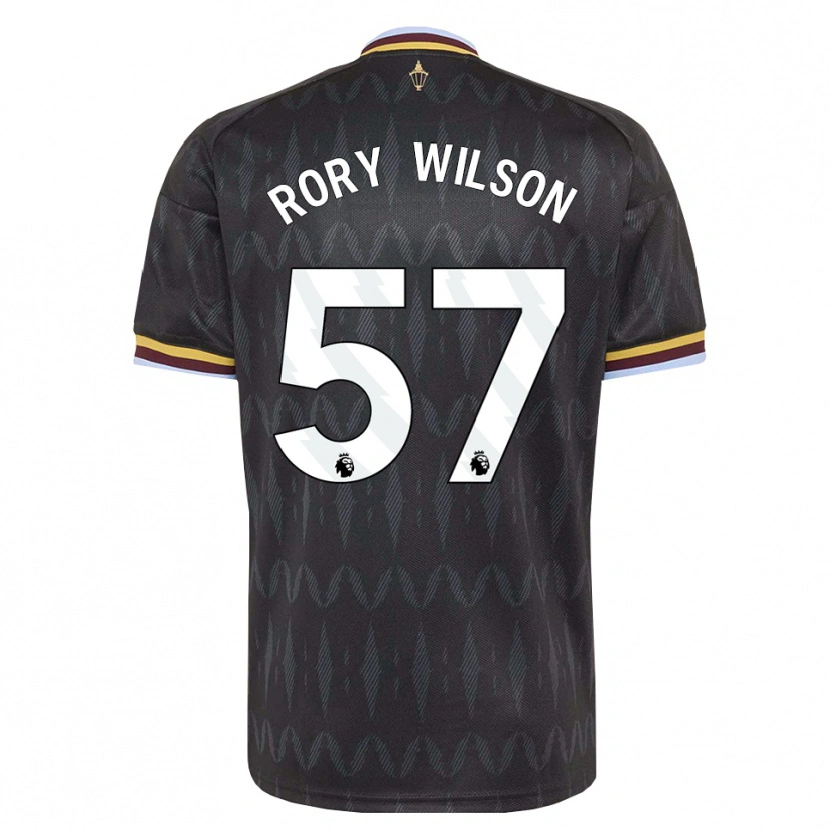 Danxen Hombre Camiseta Rory Wilson #57 Azulaciano Negro Amarillo 2ª Equipación 2026/27 La Camisa México