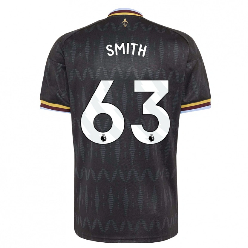 Danxen Hombre Camiseta Kerr Smith #63 Azulaciano Negro Amarillo 2ª Equipación 2026/27 La Camisa México