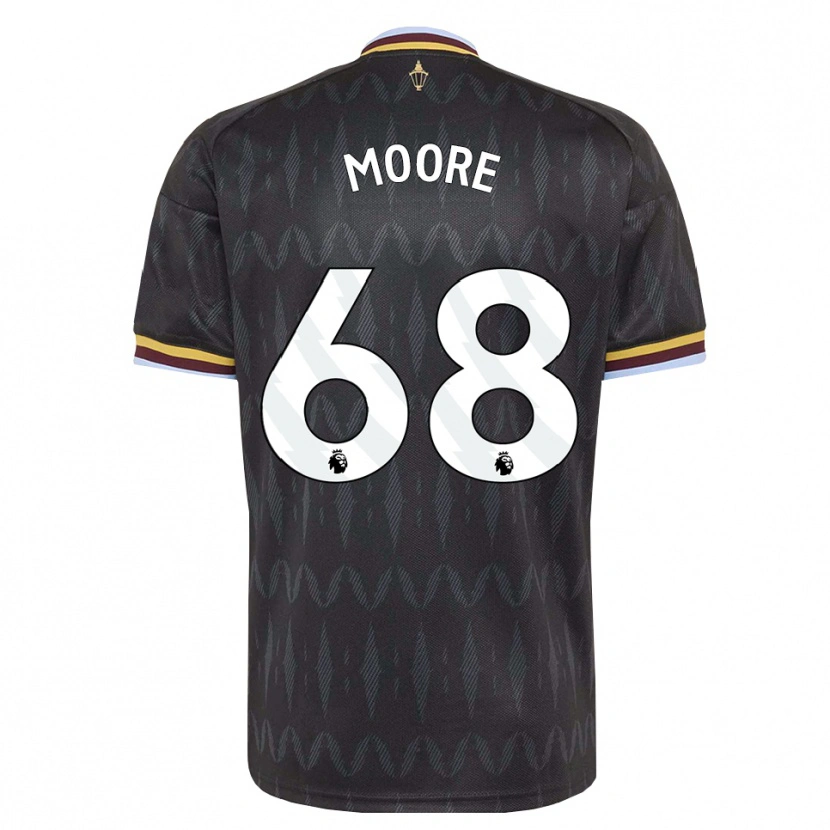 Danxen Hombre Camiseta Kobei Moore #68 Azulaciano Negro Amarillo 2ª Equipación 2026/27 La Camisa México