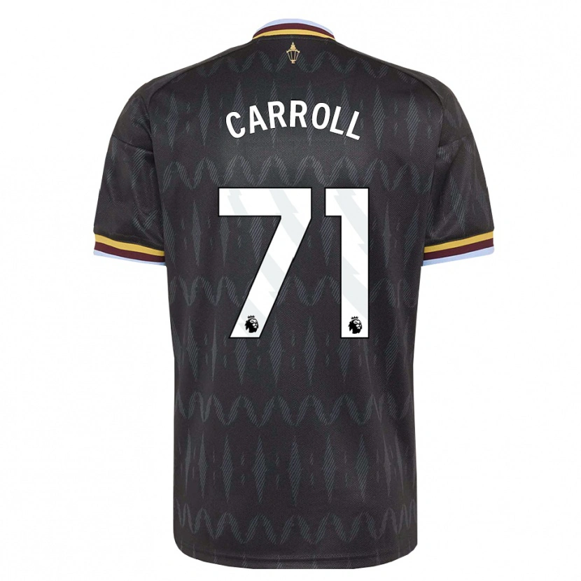 Danxen Hombre Camiseta Tj Carroll #71 Azulaciano Negro Amarillo 2ª Equipación 2026/27 La Camisa México