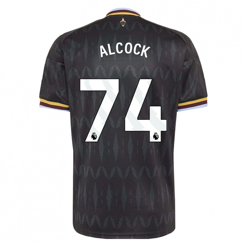 Danxen Hombre Camiseta Todd Alcock #74 Azulaciano Negro Amarillo 2ª Equipación 2026/27 La Camisa México
