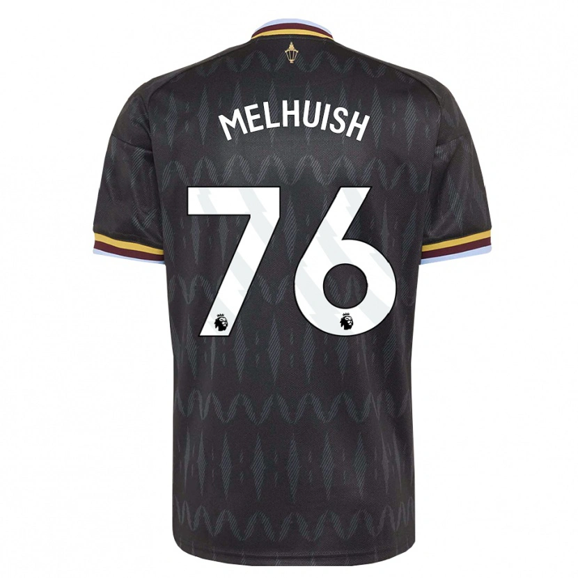 Danxen Hombre Camiseta Lennon Melhuish #76 Azulaciano Negro Amarillo 2ª Equipación 2026/27 La Camisa México