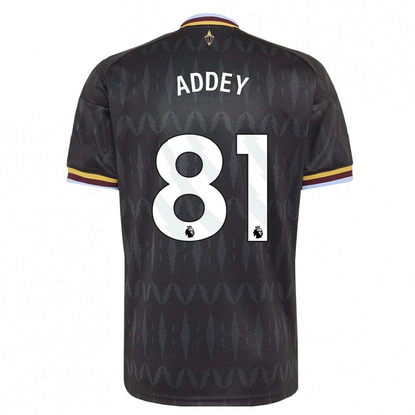 Danxen Hombre Camiseta Farid Addey #81 Azulaciano Negro Amarillo 2ª Equipación 2026/27 La Camisa México