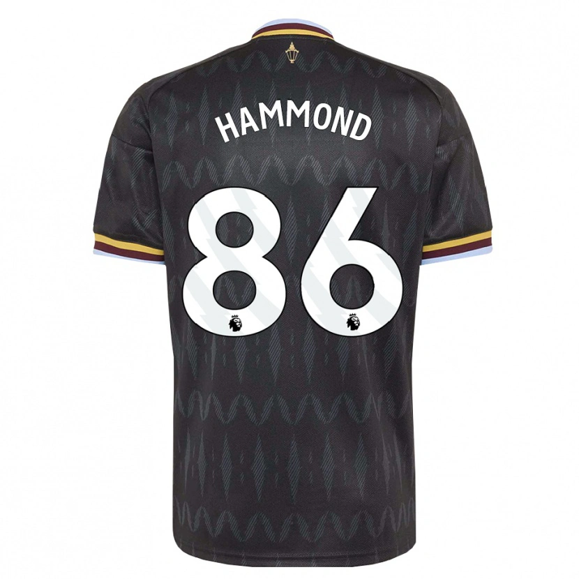Danxen Hombre Camiseta Rio Hammond #86 Azulaciano Negro Amarillo 2ª Equipación 2026/27 La Camisa México
