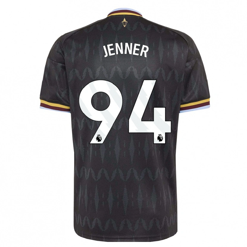Danxen Hombre Camiseta Max Jenner #94 Azulaciano Negro Amarillo 2ª Equipación 2026/27 La Camisa México