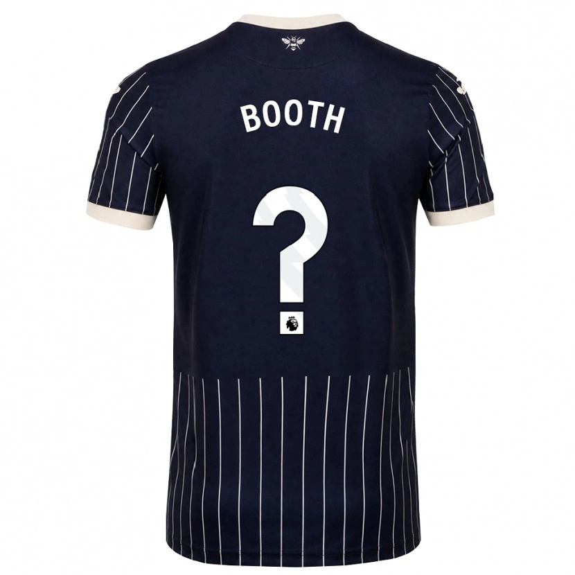Danxen Hombre Camiseta Beaux Booth #0 Negro Blanco 2ª Equipación 2026/27 La Camisa México