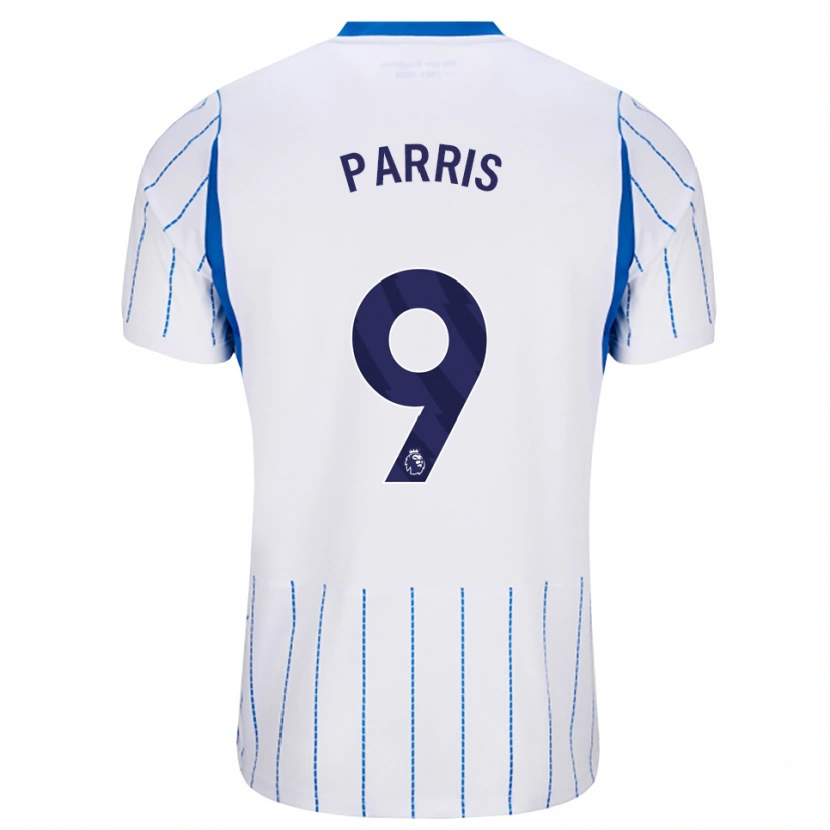 Danxen Hombre Camiseta Nikita Parris #9 Azuldodger Blanco 2ª Equipación 2026/27 La Camisa México