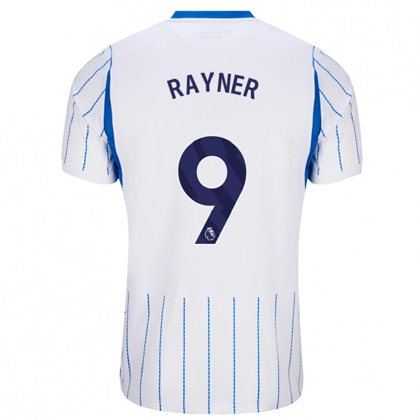 Danxen Hombre Camiseta Rebecca Rayner #9 Azuldodger Blanco 2ª Equipación 2026/27 La Camisa México