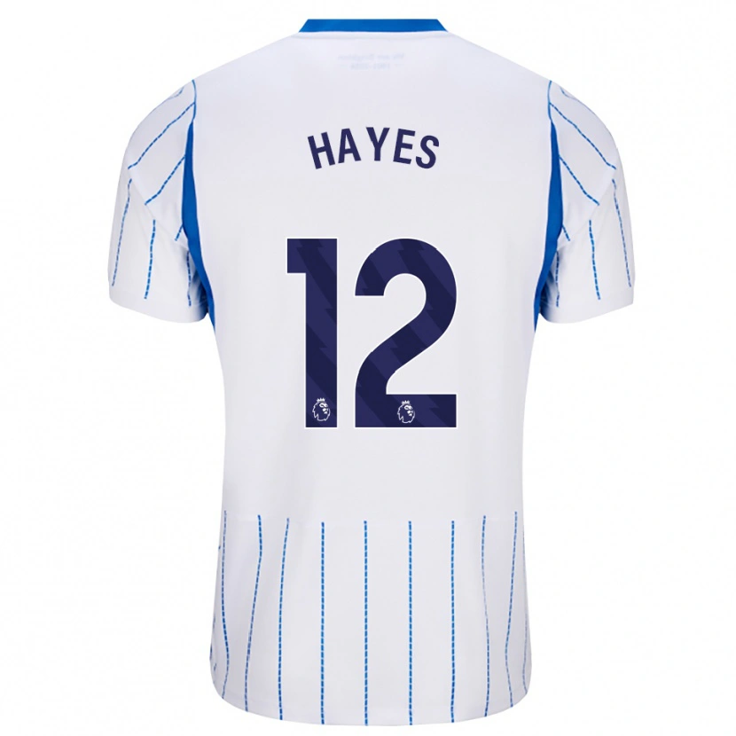 Danxen Hombre Camiseta Caitlin Hayes #12 Azuldodger Blanco 2ª Equipación 2026/27 La Camisa México