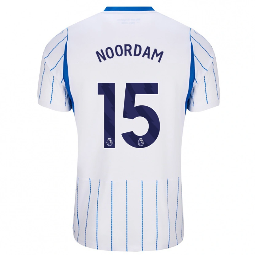 Danxen Hombre Camiseta Nadine Noordam #15 Azuldodger Blanco 2ª Equipación 2026/27 La Camisa México
