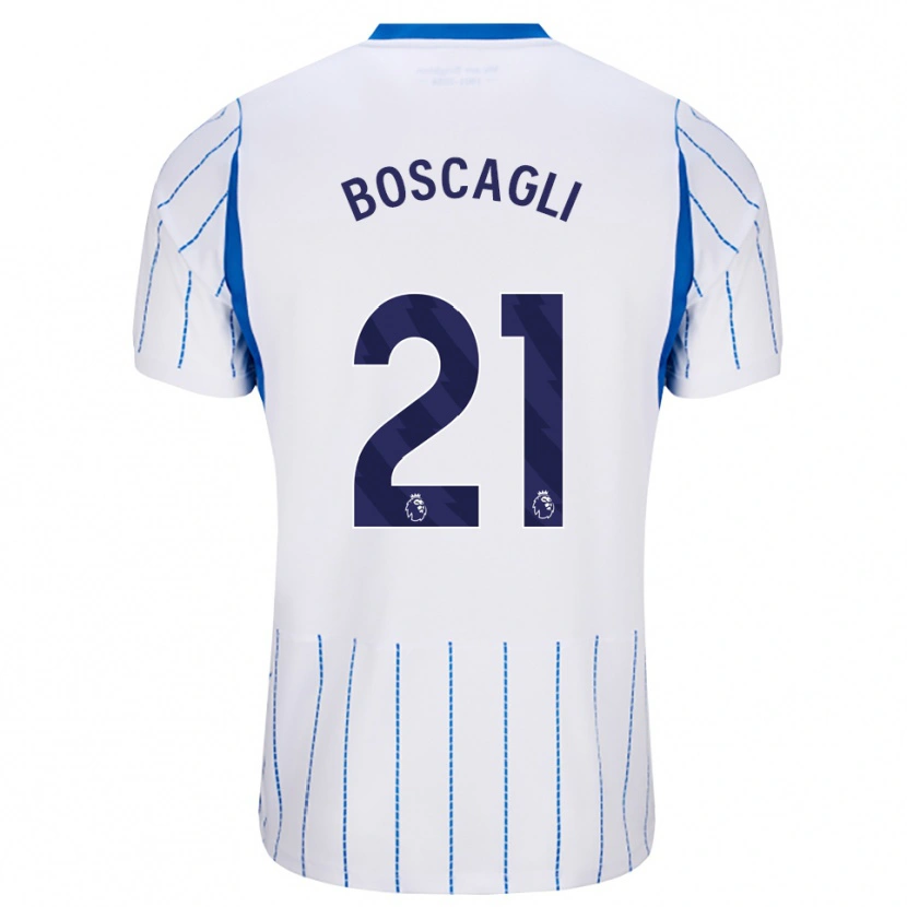 Danxen Hombre Camiseta Olivier Boscagli #21 Azuldodger Blanco 2ª Equipación 2026/27 La Camisa México