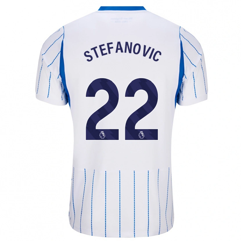 Danxen Hombre Camiseta Dejana Stefanović #22 Azuldodger Blanco 2ª Equipación 2026/27 La Camisa México