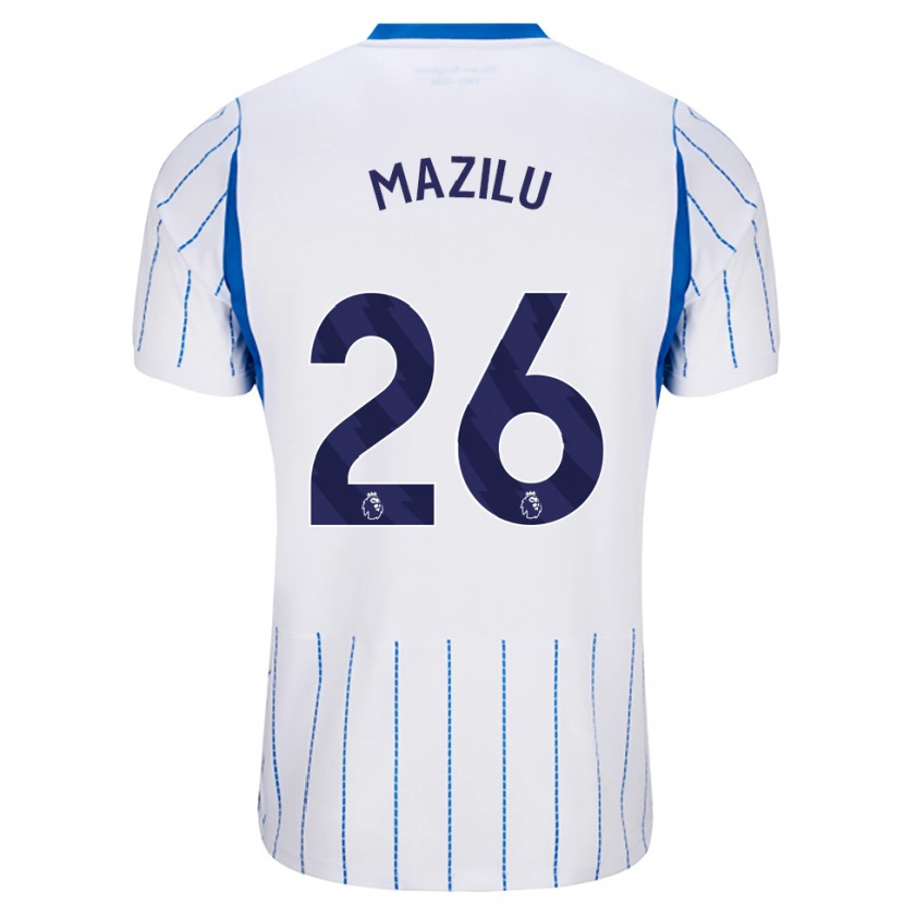 Danxen Hombre Camiseta Adrian Mazilu #26 Azuldodger Blanco 2ª Equipación 2026/27 La Camisa México