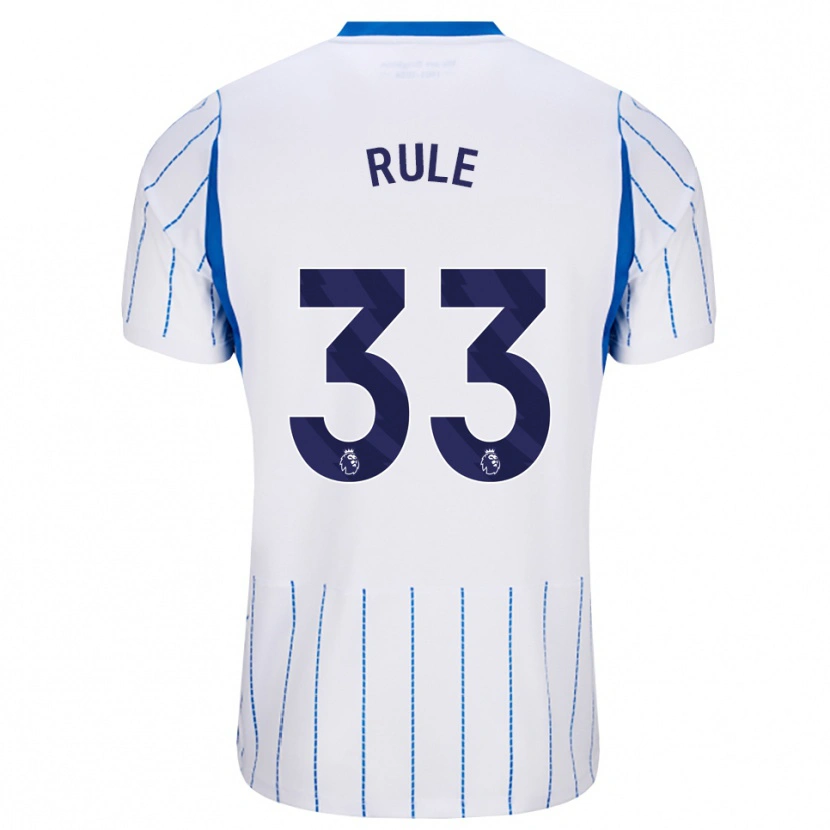 Danxen Hombre Camiseta Charlize Jayde Rule #33 Azuldodger Blanco 2ª Equipación 2026/27 La Camisa México