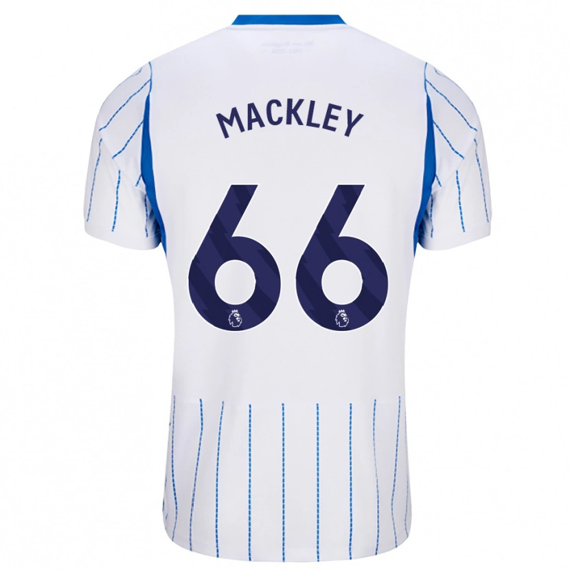 Danxen Hombre Camiseta Callum Mackley #66 Azuldodger Blanco 2ª Equipación 2026/27 La Camisa México