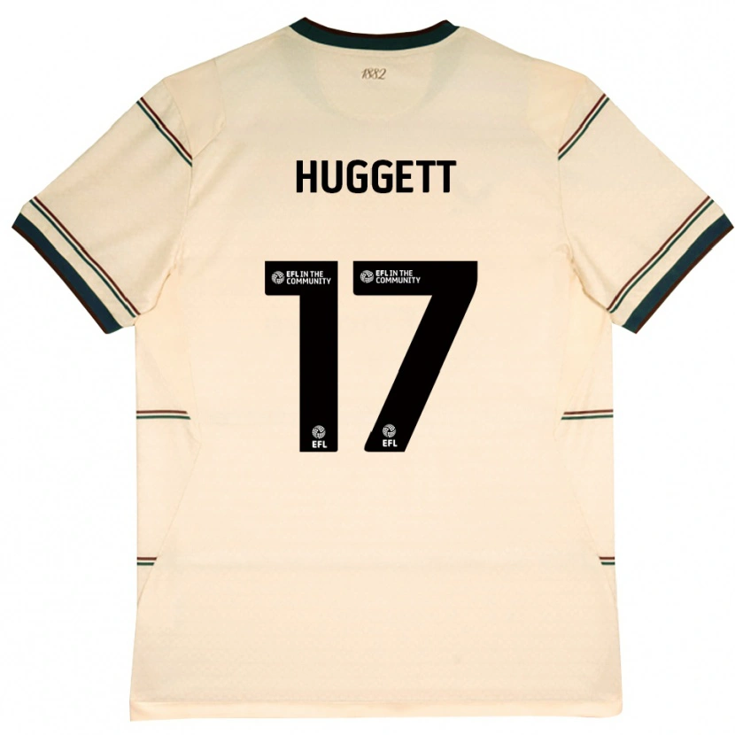 Danxen Hombre Camiseta Aiden Huggett #17 Beige Borgoña 2ª Equipación 2026/27 La Camisa México