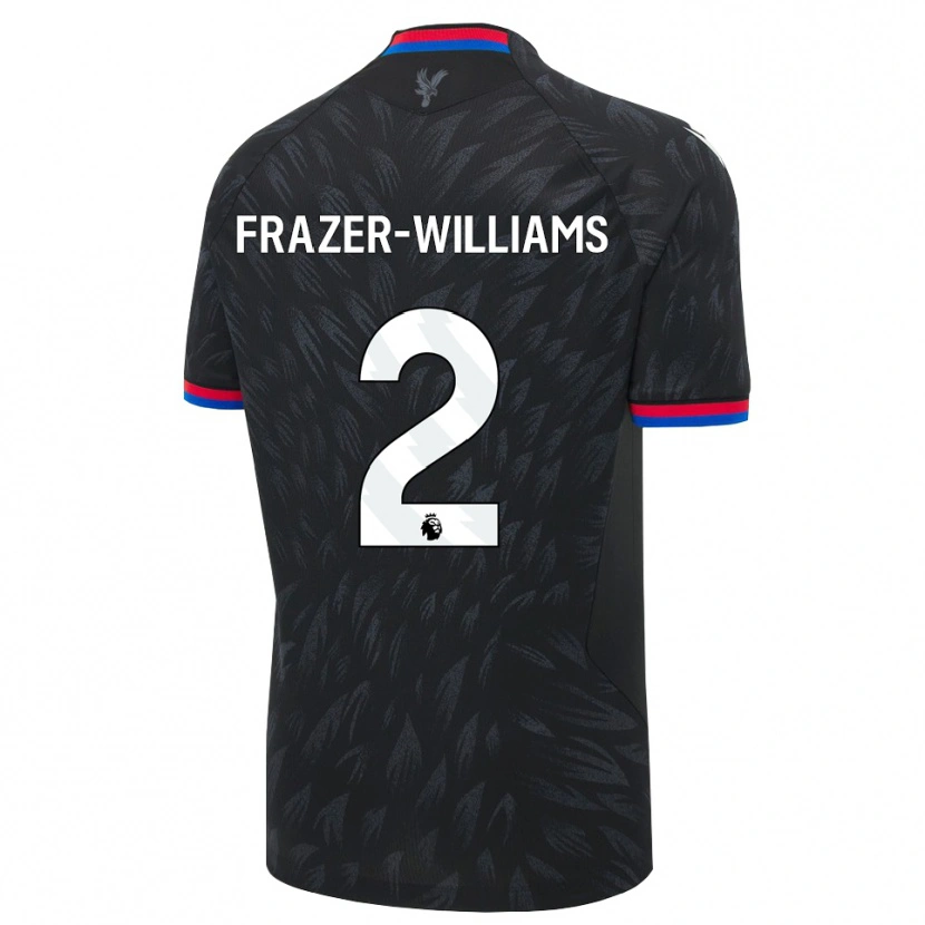 Danxen Hombre Camiseta Khyan Frazer-Williams #2 Negro Azul Rojo 2ª Equipación 2026/27 La Camisa México