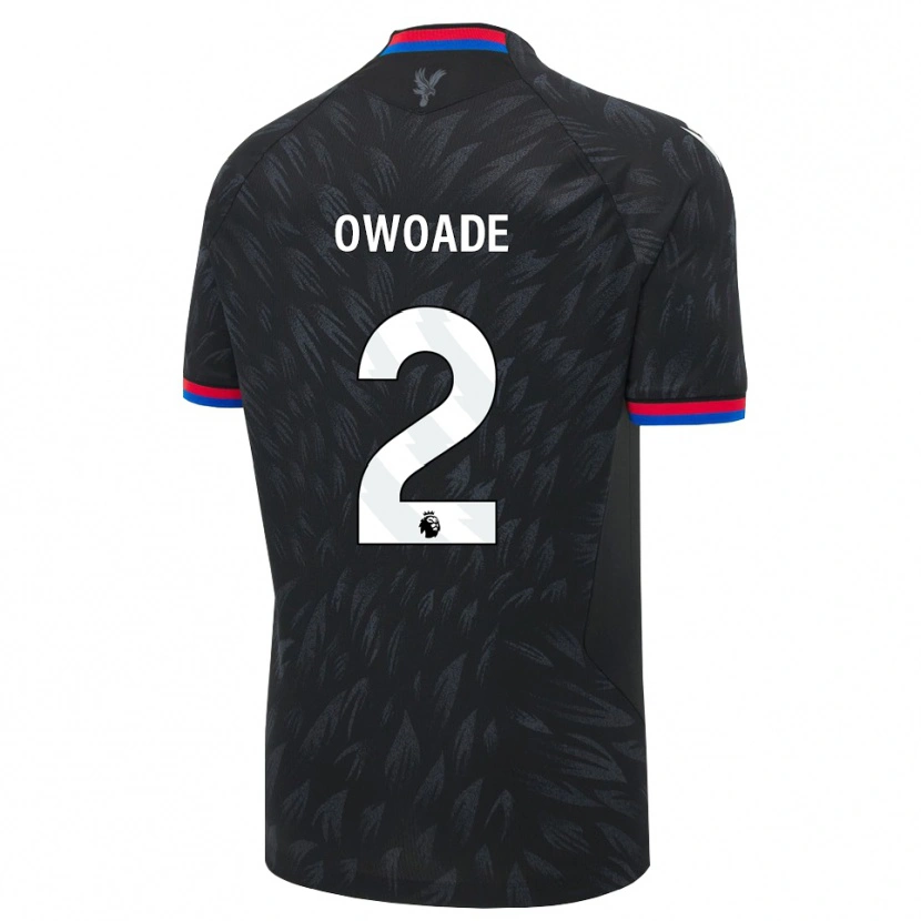Danxen Hombre Camiseta Daniel Owoade #2 Negro Azul Rojo 2ª Equipación 2026/27 La Camisa México
