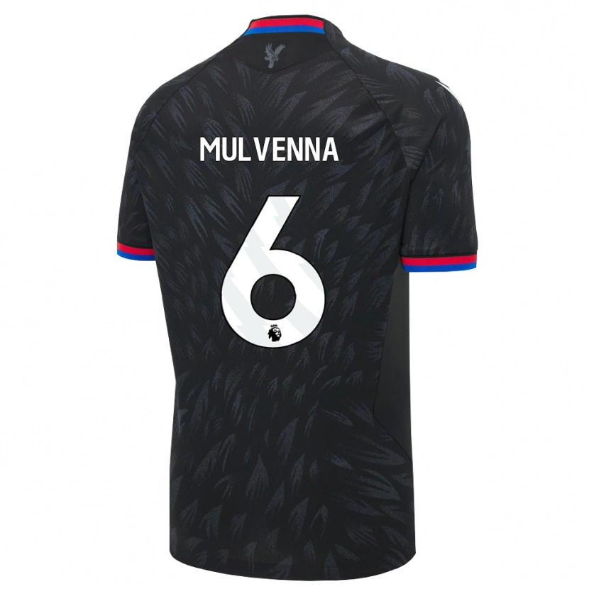 Danxen Hombre Camiseta Alfie Mulvenna #6 Negro Azul Rojo 2ª Equipación 2026/27 La Camisa México