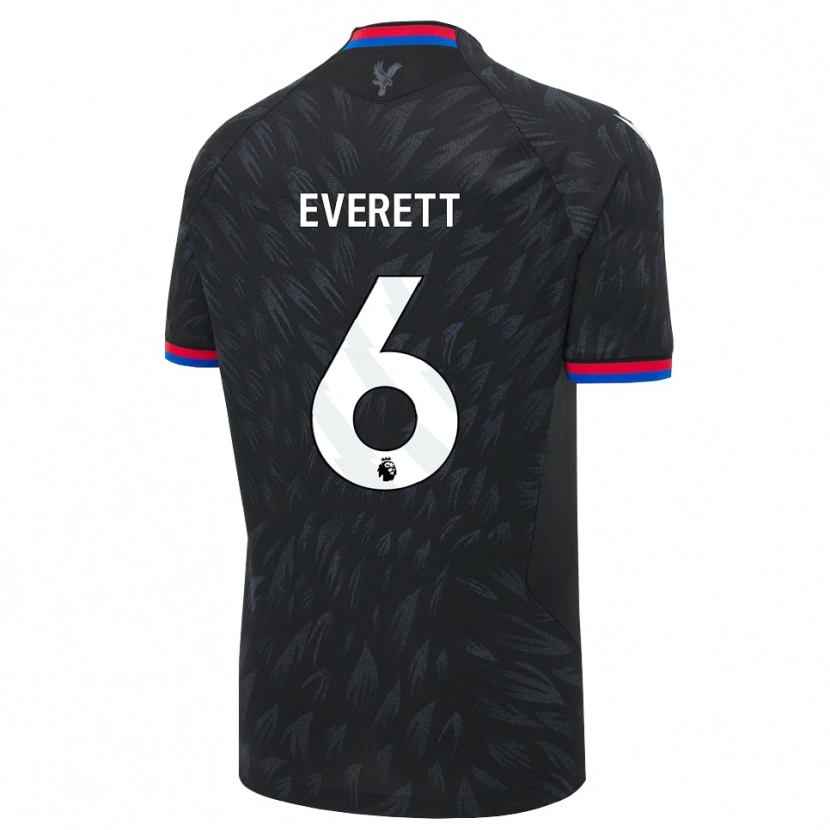 Danxen Hombre Camiseta Aimee Everett #6 Negro Azul Rojo 2ª Equipación 2026/27 La Camisa México