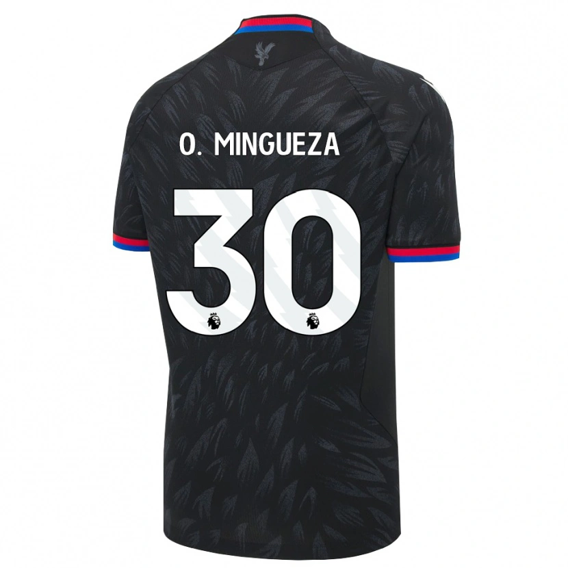 Danxen Hombre Camiseta Óscar Mingueza #30 Negro Azul Rojo 2ª Equipación 2026/27 La Camisa México