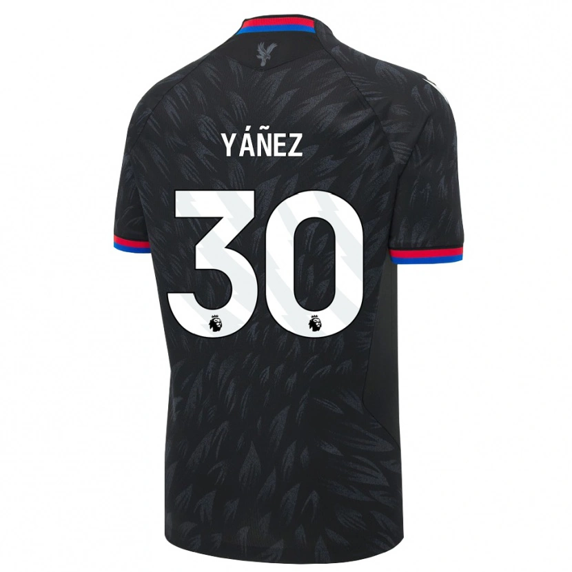 Danxen Hombre Camiseta Shae Yáñez #30 Negro Azul Rojo 2ª Equipación 2026/27 La Camisa México