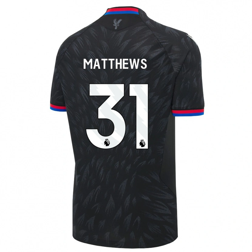 Danxen Hombre Camiseta Remi Matthews #31 Negro Azul Rojo 2ª Equipación 2026/27 La Camisa México