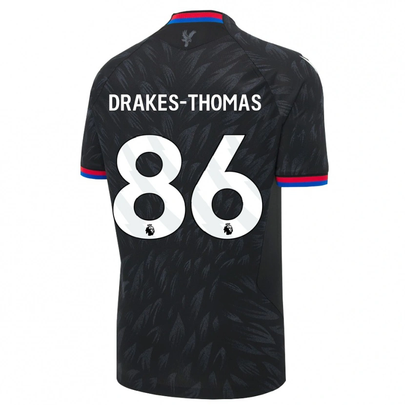 Danxen Hombre Camiseta Joél Drakes-Thomas #86 Negro Azul Rojo 2ª Equipación 2026/27 La Camisa México