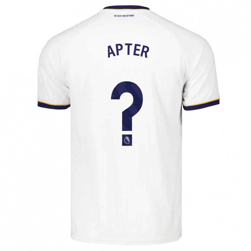 Danxen Hombre Camiseta Will Apter #0 Azulmedianoche Blanco Amarillo 2ª Equipación 2026/27 La Camisa México