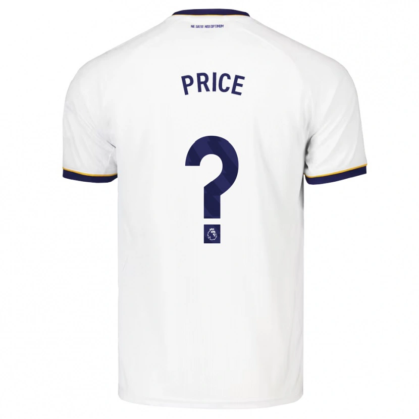 Danxen Hombre Camiseta Isaac Price #0 Azulmedianoche Blanco Amarillo 2ª Equipación 2026/27 La Camisa México