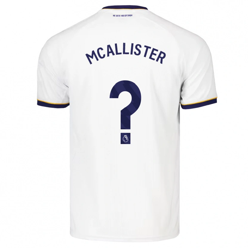 Danxen Hombre Camiseta Sean Mcallister #0 Azulmedianoche Blanco Amarillo 2ª Equipación 2026/27 La Camisa México