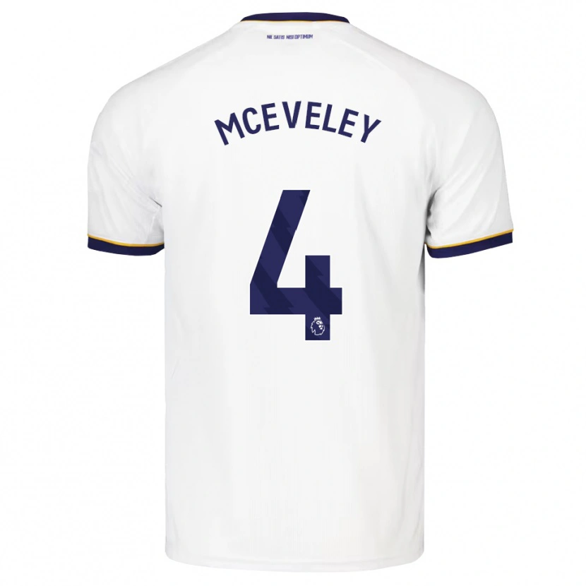 Danxen Hombre Camiseta Harlow Mceveley #4 Azulmedianoche Blanco Amarillo 2ª Equipación 2026/27 La Camisa México
