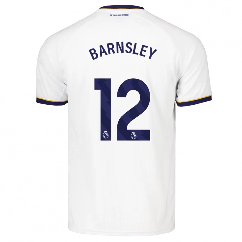 Danxen Hombre Camiseta Fraser Barnsley #12 Azulmedianoche Blanco Amarillo 2ª Equipación 2026/27 La Camisa México