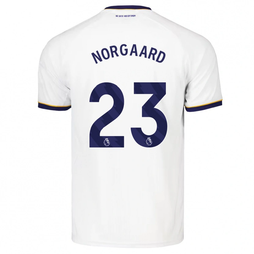 Danxen Hombre Camiseta Christian Nørgaard #23 Azulmedianoche Blanco Amarillo 2ª Equipación 2026/27 La Camisa México