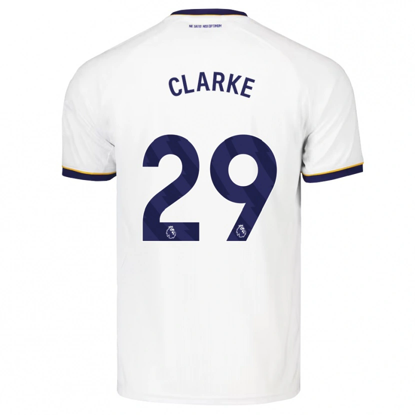 Danxen Hombre Camiseta Abbey Clarke #29 Azulmedianoche Blanco Amarillo 2ª Equipación 2026/27 La Camisa México