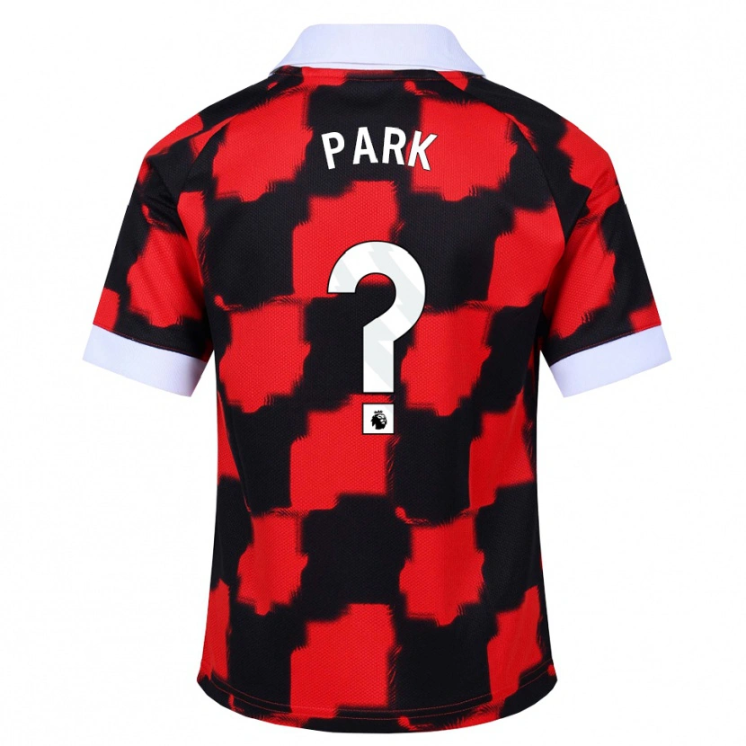 Danxen Hombre Camiseta Damon Park #0 Rojo Blanco Negro 2ª Equipación 2026/27 La Camisa México