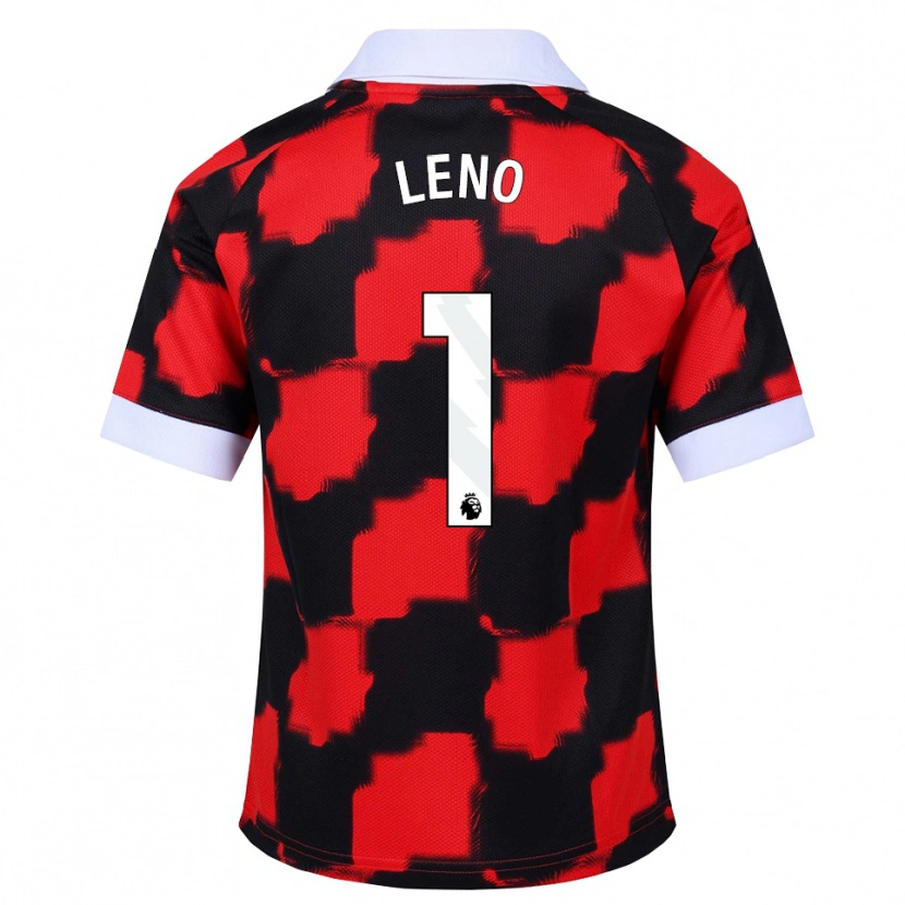 Danxen Hombre Camiseta Bernd Leno #1 Rojo Blanco Negro 2ª Equipación 2026/27 La Camisa México