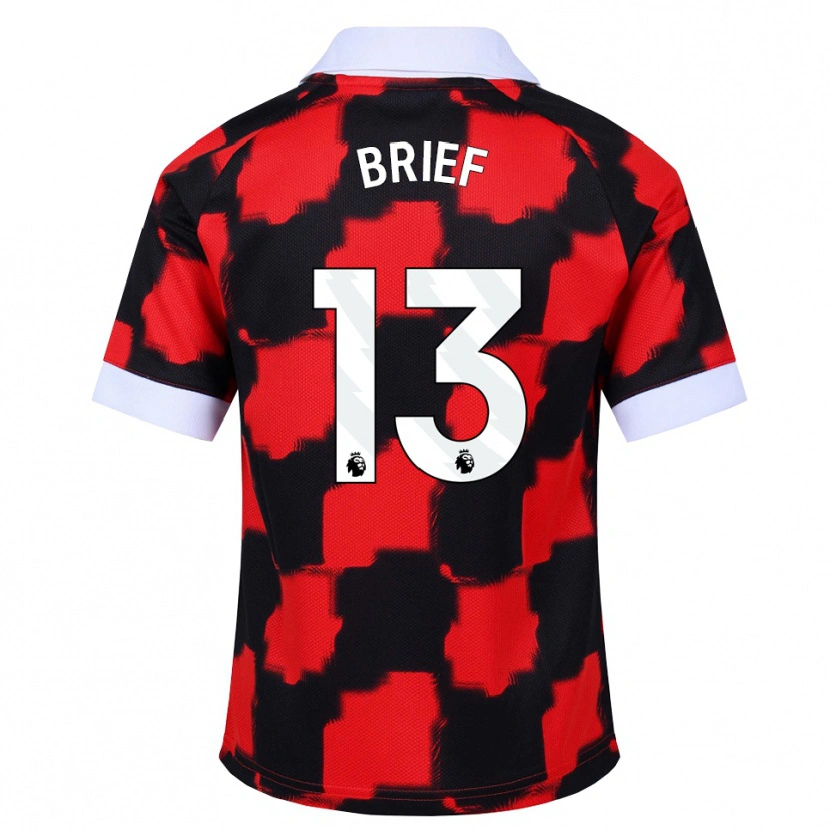 Danxen Hombre Camiseta Zack Brief #13 Rojo Blanco Negro 2ª Equipación 2026/27 La Camisa México
