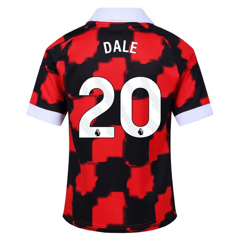 Danxen Hombre Camiseta Olivia Dale #20 Rojo Blanco Negro 2ª Equipación 2026/27 La Camisa México