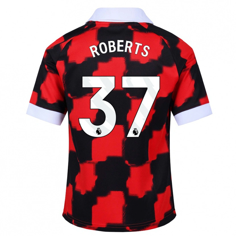 Danxen Hombre Camiseta Sophia Roberts #37 Rojo Blanco Negro 2ª Equipación 2026/27 La Camisa México
