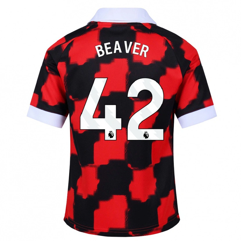 Danxen Hombre Camiseta Cat Beaver #42 Rojo Blanco Negro 2ª Equipación 2026/27 La Camisa México