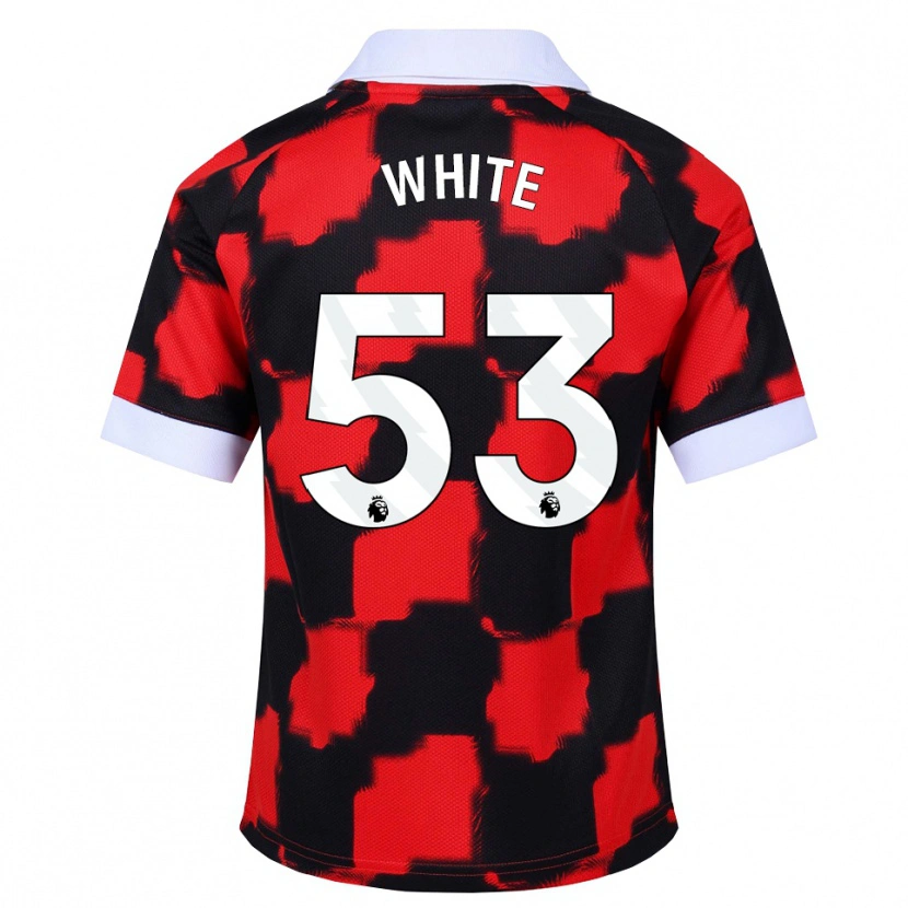 Danxen Hombre Camiseta Alfie White #53 Rojo Blanco Negro 2ª Equipación 2026/27 La Camisa México
