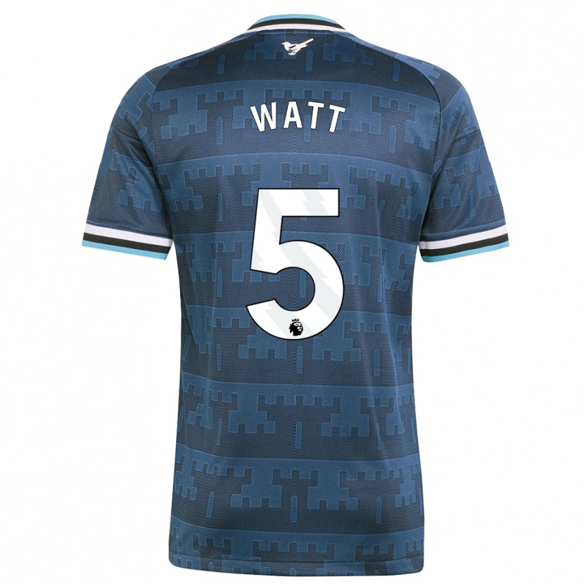 Danxen Hombre Camiseta Olivia Watt #5 Amarillo Negro Azul 2ª Equipación 2026/27 La Camisa México