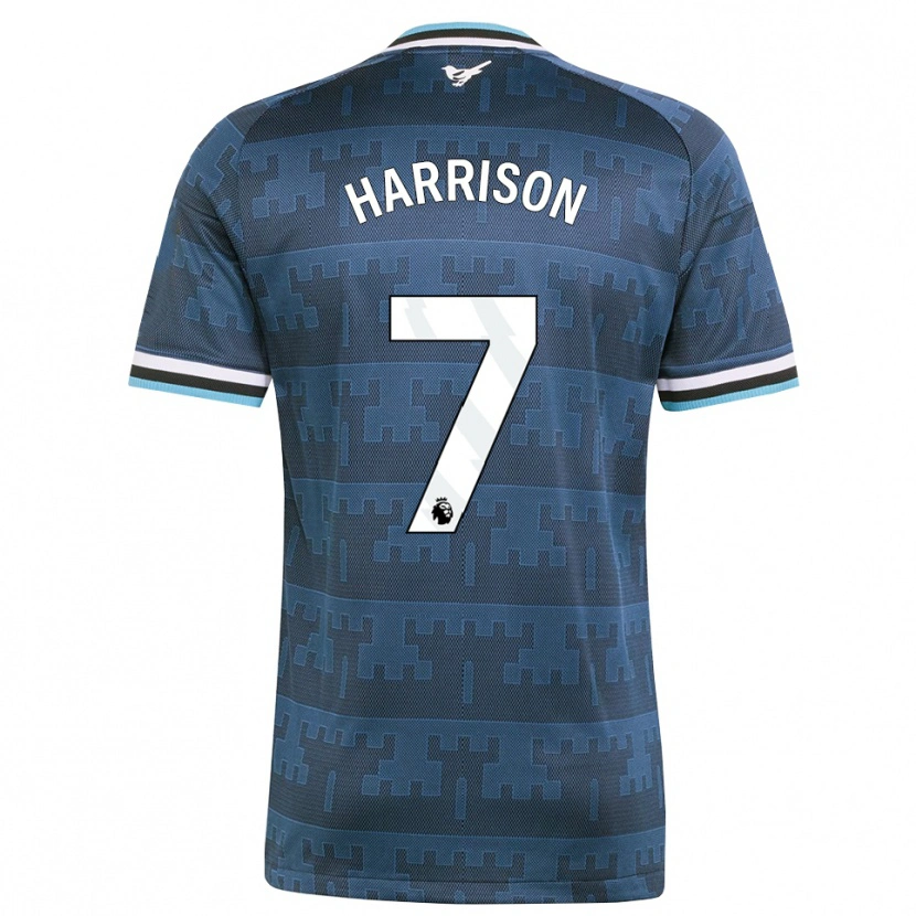 Danxen Hombre Camiseta Alfie Harrison #7 Amarillo Negro Azul 2ª Equipación 2026/27 La Camisa México